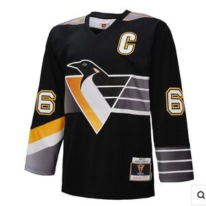 Mario Lemieux Pittsburgh Penguins Mitchell & Ness Vintage Hockey Jersey